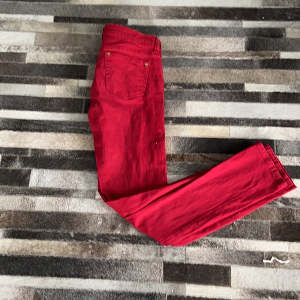 Red skinny jeans - Picture 2 of 5